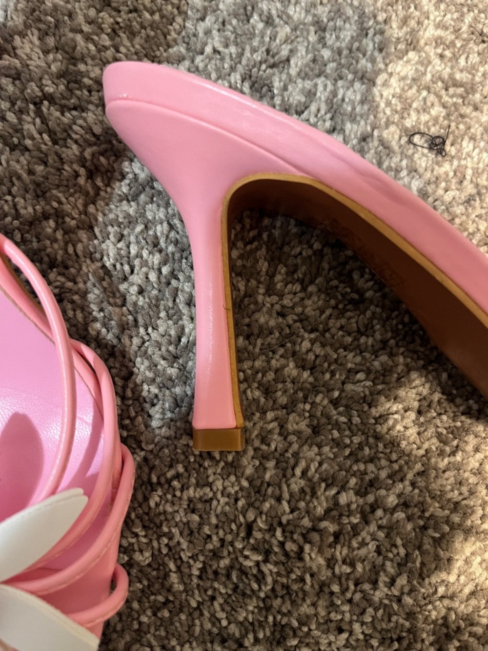 Pink Flower 3 Inch Heels - Picture 5 of 5